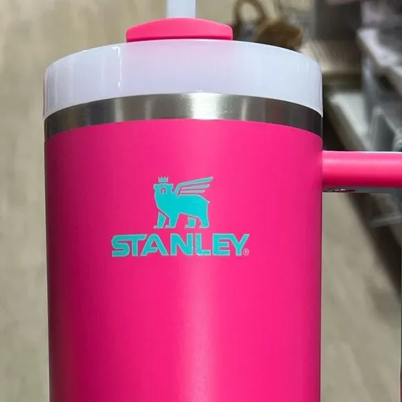 Stanley Quencher 40oz Passion Pink Insulated Water Bottle with Handle - Picture 14 of 16